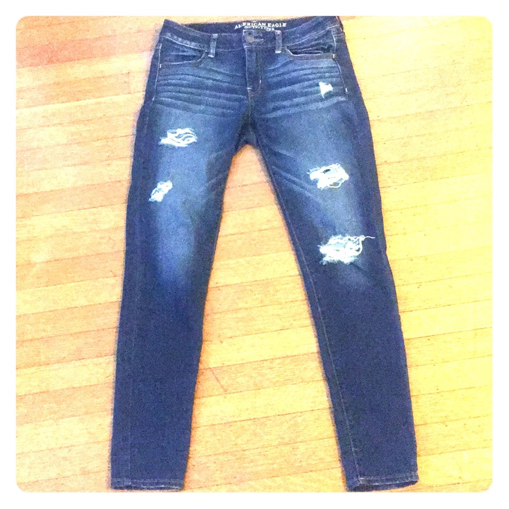 American Eagle dark wash jeggings